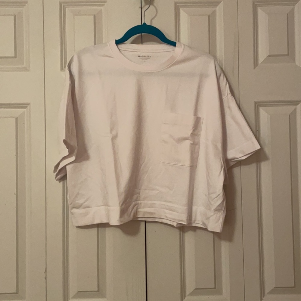 Athleta Cotton Crop Top